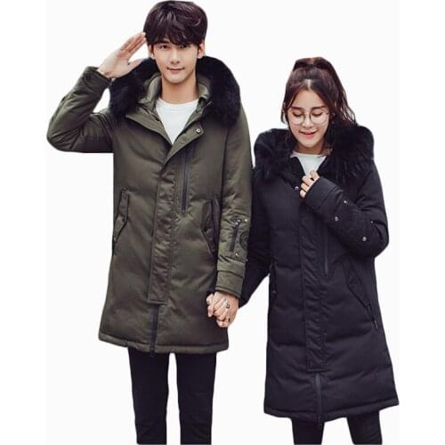 2017 NEW 3XL WINTER WARM JACKETS MEN PARKA THICKEN FUR COLLAR HOODED COTTON PADDED MALE WINTER COAT HIGH QUALITY ZL843