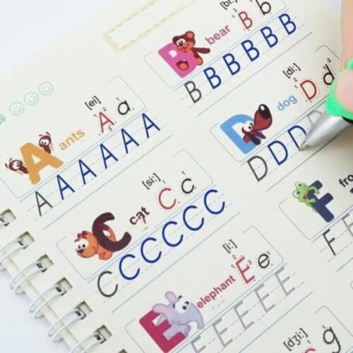 2021 New Magic Calligraphy That Can Be Reused Handwriting Copybook Set for Kid Calligraphic Letter Writing for School