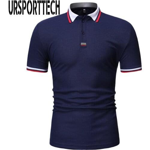 New Casual Summer Polo Shirt Men High Quality Solid Short Sleeve Breathable Anti-Pilling Polos Brand Golf Polo Shirts For Men