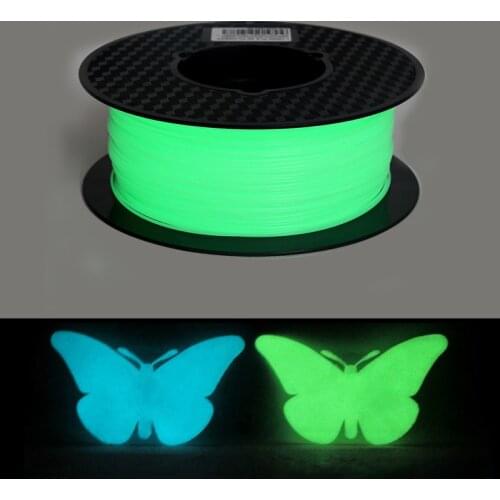 PLA Noctilucent 3D Printer Filament Glow In The Dark 1.75mm 3D Printing Sublimation Material 1kg/500g/250g Glow Green Blue