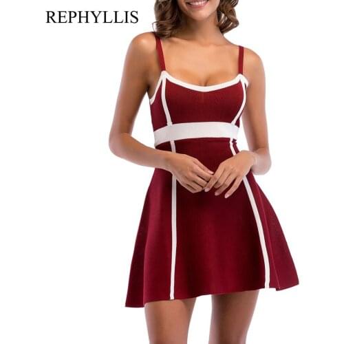 REPHYLLIS Fashionable Knitted Dresses