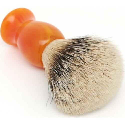 TEYO Shaving Brush of Super Silvertip Badger Hair Perfect for Wet Shave Cream