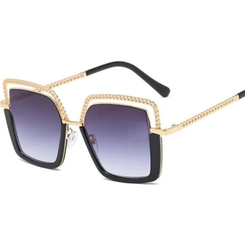 Rectangle Double Bridge Sunglasses Womens Fashion 2021 Luxury Clear Green Lens Narrow Frame Vintage Small Sun Glasses UV400 Men