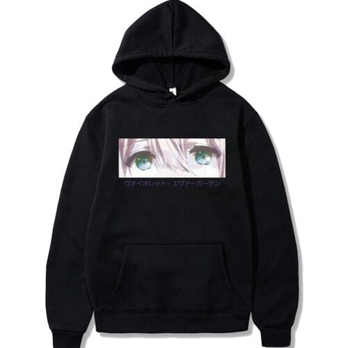 Japanese Anime Violet Evergarden Hoody Men Women Hoodies Casual Loose Sweatshirt Unisex