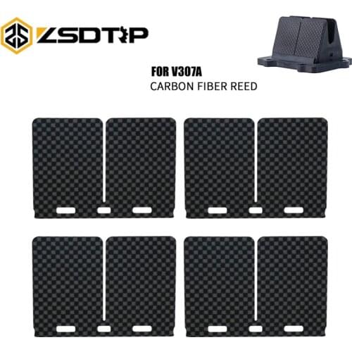 ZSDTRP 10/20pcs Motorcycle Reed Valve Carbon Fiber Reeds Valve For YAMAHA YZ250 YZ250X 1997-2019 Moto Parts Reed Valve System