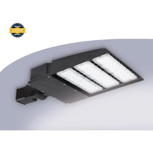 2 Pack led shoebox light 5 years warranty Garden Lamp Ip66 led Outdoor Street Light 100W-300W Area light with photocell sensor