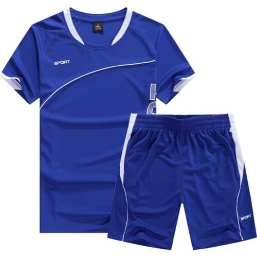 2021 Sets Men Sportswear Short Sleeve Clothes Fitness Tennis Soccer Plus Size Gym Clothing 2 Pieces Sports Suits Korean Fashion