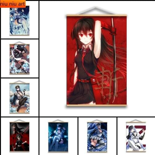 5D DIY Japanese Anime Akame Ga Kill Full Diamond Embroidery Diamond Painting Diamond Mosaic Cross Stitch Kits Room Decor
