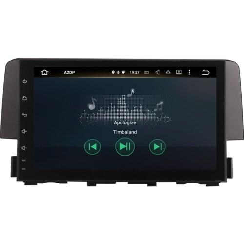 9 Inch 4GB RAM Android 8.0 IPS Screen Car GPS Navigation For Honda Civic 2016 2017 2018 Car Multimedia Player Bluetooth Wifi