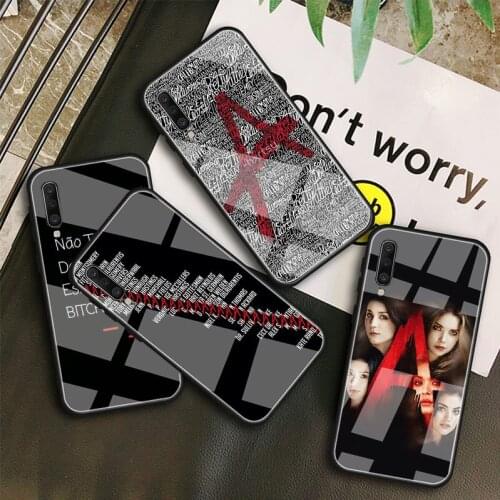 Pretty Little Liars PLL TV Show DIY Tempered Glass Phone Case for Samsung Galaxy A10E A10S A20E A20S A40 A50 A60 A70 A80 A6 A7