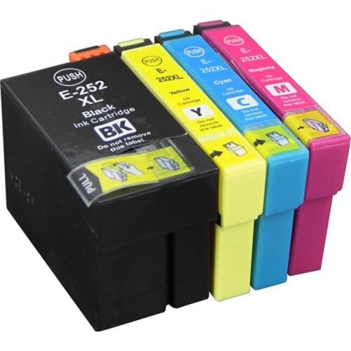 CISSPLAZA 252XL T2521 full ink compatible For EPSON WF-3620 WF-3640 WF-7610 WF-7620 WF-7710 WF-7720 WF-7210 ink cartridge