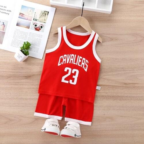 Childrens Clothing Set Cotton 2020 Summer New Vest Shorts Casual Kids Baby Boy Girl Top + Pants 2pcs Children Shorts Set