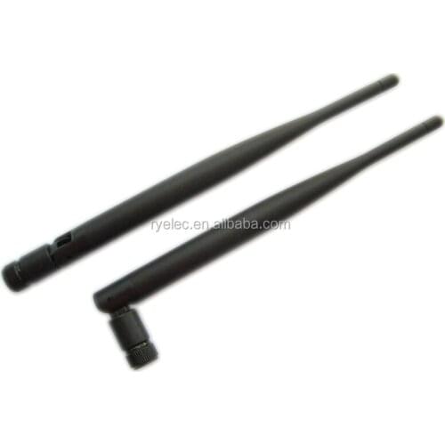 2.4GHZ WIFI whip dipole hinged antenna with RP SMA male for tp-link router