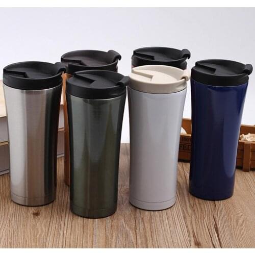 Stainless Steel Vacuum Insulated with Lid Double Layer Travel Mug Water Cup