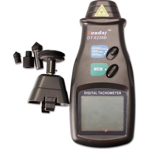 1pcs Photoelectric contact type dual-purpose tachometer three-use tachometer non-contact dual-purpose tachometer