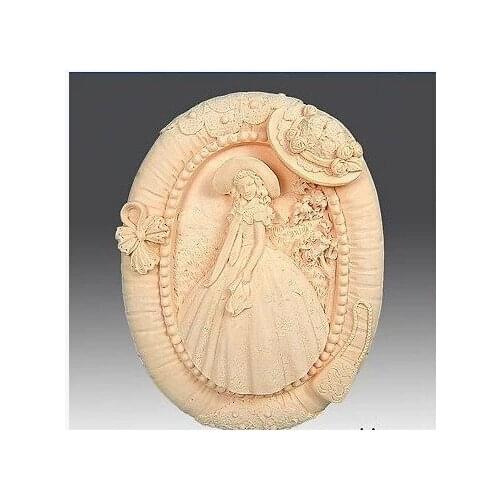 Graceful Girl 0841 Craft Art Silicone Soap mold Craft Molds DIY Handmade soap molds