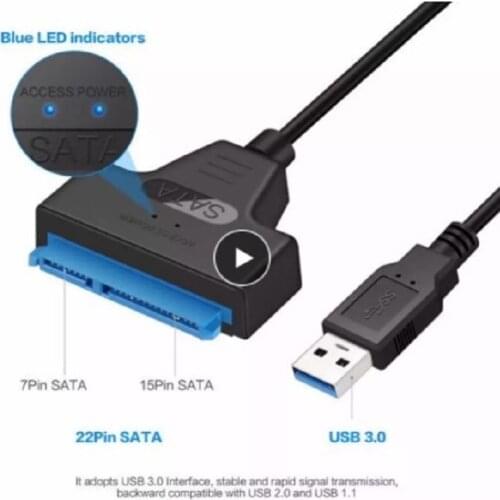 3.0 To 2.5 SATA III USB Hard Drive Adapter Cable Not Available For 3.5 Inches Desktop Computer HDD Only Available For Notebook