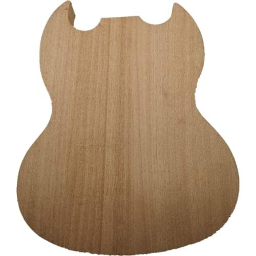 Handcrafted Electric Guitar Body Okoume Mahogany Material for SG Electric Guitar