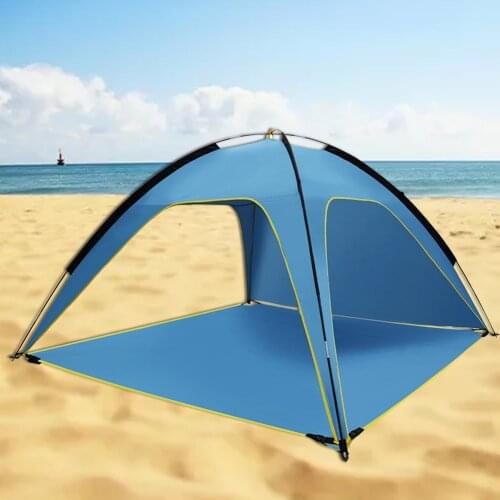 Lightweight Sun Shade Waterproof Large Tent Outdoors Canopy Beach Shelter Sun Shade Tent For Fishing Camping Travel Dropship