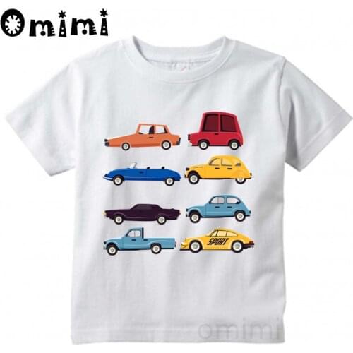 Summer Baby Boys T Shirt Cartoon Car Print Casual Tops Tees T Shirts For Boys Kids T-Shirt Children Outwear Clothes,ooo3077