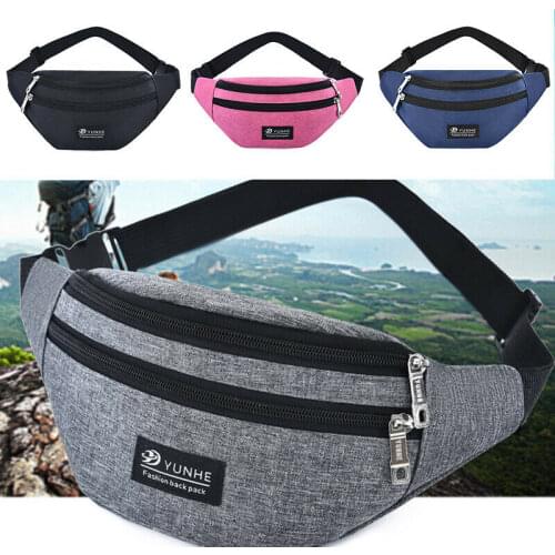 2021 Mans Womens Fanny Pack WaterProof Phone Pocket Pouch Belt Waist Bum Bag Waist