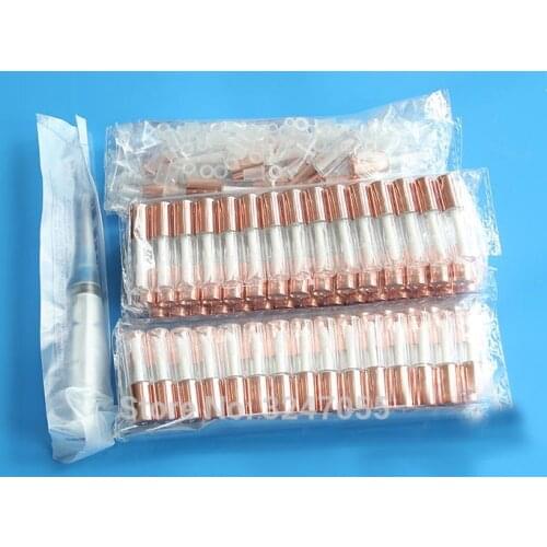 1.2ML 2/5/10pcs Rose Gold Empty Lip Gloss Tube,DIY Plastic Elegant Liquid Lipstick Container,Round mini lipgloss sample bottle