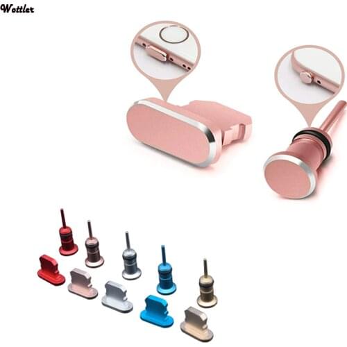 Anti Dust Plug Mobile Phone Charging Port Plug+3.5mm Earphone Jack Port Plug For Apple iPhone X XR XS XS Max 8 7 6S 6 Plus 5 SE