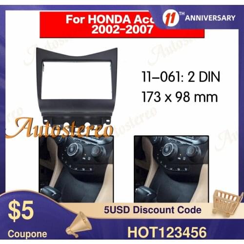 Frame Panel Auto Radio Stereo Fascia for HONDA ACCORD 2007 stereo dash kit radio CD player installation