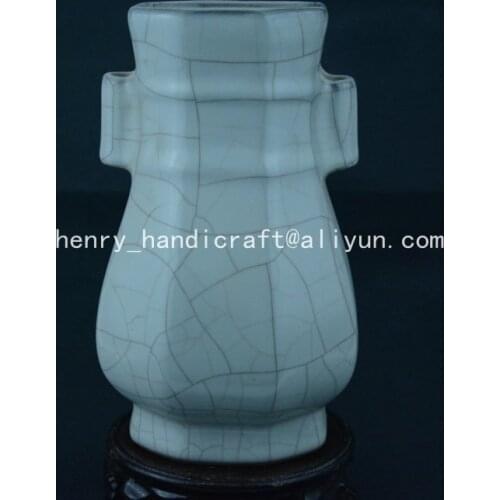 Rare Old Chinese SongDynasty(961-1125)Porcelain vase,GE Kiln,#049, best Home Decorationsm Free shipping