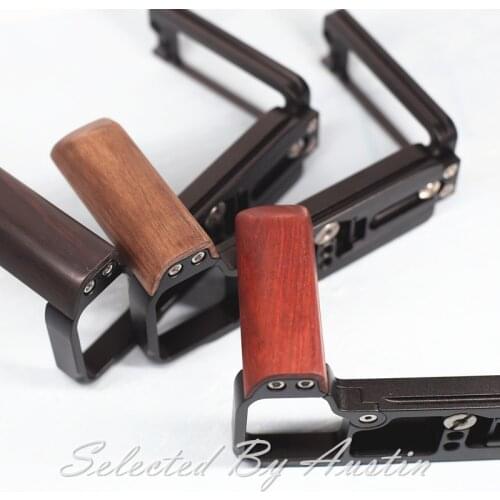 Hand Grip W L Plate Bracket For Sony A7C Quick Release Plate Arca Swiss Cherry Hand Made