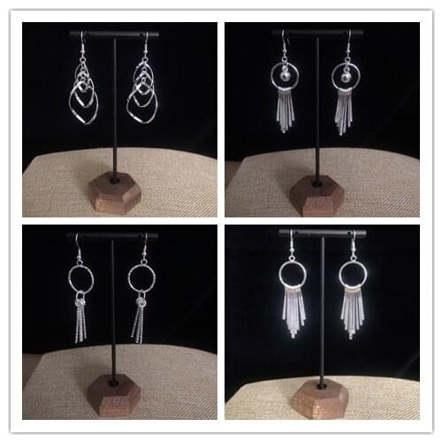 Earring fashion jewelry 2021 new style Bohemia Retro national style Miao silver earring Simple and versatile for women earrings