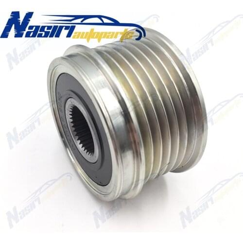 Overrunning Alternator Pulley For Hyundai GRAND SANTA FE ix35 Jaguar XF KIA SORENTO Land Rover RANGE ROVER EVOQUE 2.0 2.2