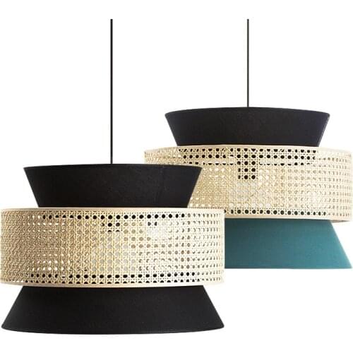 Nordic chandelier living room simple modern creative personality cloth lamp hotel Japanese restaurant lamp homestay chandelier