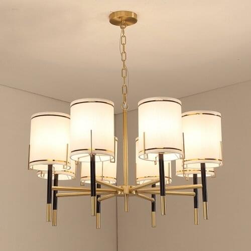 Modern Chandelier Lighting American style living room /bedroom/hotel suspension light 6/8 head