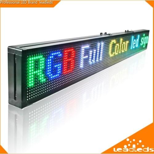 200CM Scrolling Led Panel Super Visible Display Board 7 Colors Smart Version Advertising Lighting Phone Send Messages 1-2 Lines