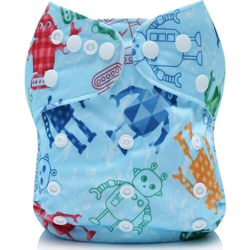 Cloth Diaper Cover Wrap Suit 3-15KG Washable Diapers Couches Lavables Reusable newborn Baby Diapers Pocket Cloth Nappy One Size
