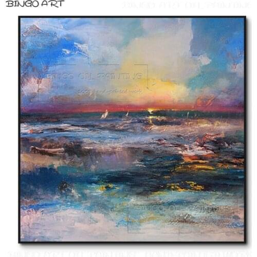 Professional Artist Hand-painted High Quality Abstract Acrylic Painting on Canvas Beauty Fine Art Abstract Acrylic Oil Painting