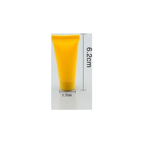 10ml yellow mildy wash soft tube Cosmetic Containers Cream Lotion Empty Tubes butter hand cream tube