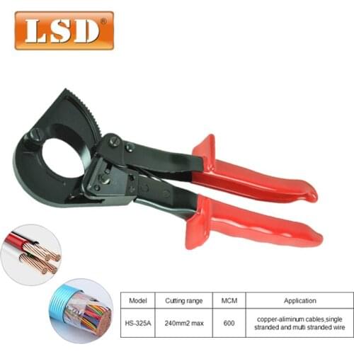 240mm2 wire cutter ratchet electric cable cutting plier 26.5mm copper aluminum cable Cutting tool, not for cutting steel wire