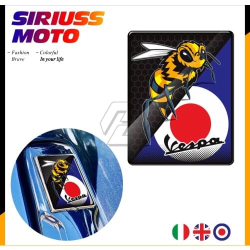 3D Motorcycle Sticker Case for PIAGGIO VESPA Sprint S Primavera PX Emblem Logo