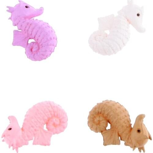 4x Miniature Seahorse Dollhouse Fairy Garden Landscape Bonsai Decoration Ornament
