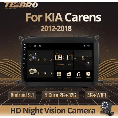 TIEBRO 2Din Android 9.0 Car Radio For KIA Carens 2013 2014 2015 2016 2017 2018 Car Multimedia Video Player Navigation GPS No DVD