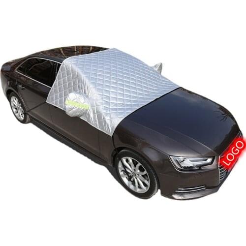 Automobile front windshield clothing half cover four seasons thick sun protection, rain protection, sun protection