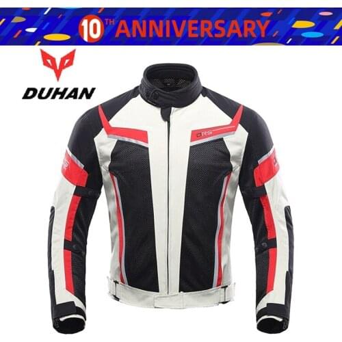 Free shipping 1pcs Motorbike Motocross Summer Jacket Gears Breathable Mesh Fabric Racing Motorcycle Jacket With 5pcs pads