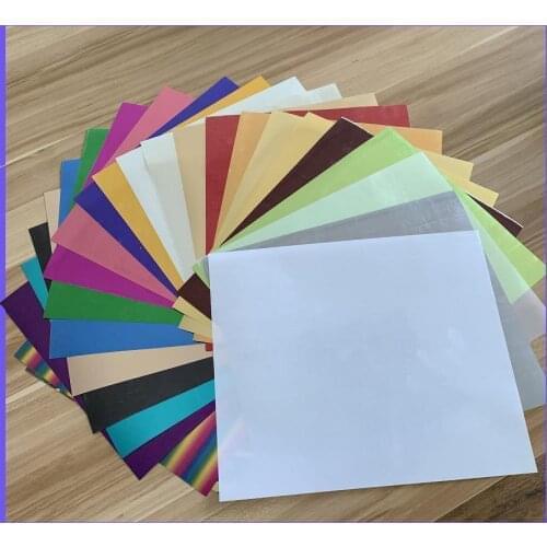 Free shipping 25 sheets/colors 25x30cm Metallic Heat Transfer Vinyl Iron on Heat Press Machine Cutting Plotter HTV T-shirt SALE