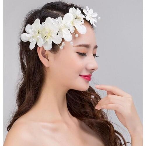 Big Rose Flower Crown Floral Headband Garlands Festival Girls Hair Accessories Bride Wedding Flower Wreath Women Head LL@17