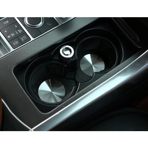 For Jaguar XE XF XJL XFL F-Pace X760 X260 X761 Car-Styling Stainless Steel Center Console Cup Holder Mat General Accessories