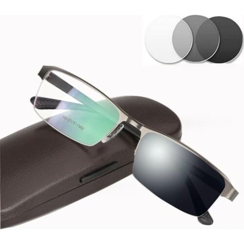 +10 +15 +175 +200 Sun Reading Glasses Photochromic Gray for Men Hyperopia Presbyopia diopters Anti-glare Eyewear