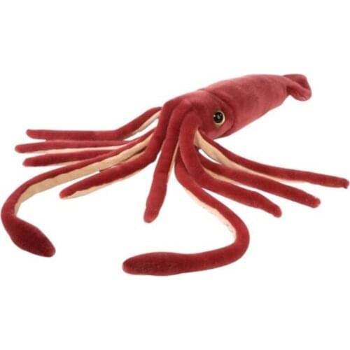 56cm Giant Marine Animal Squid Plush Toy Simulation Octopus Squid Stuffed Animals Soft Doll Kids Toys Gift for Children Baby