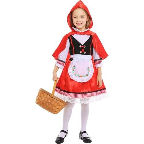 Costume Party Dress Up Little Red Riding Hood role idyllic dress up stage drama costumes